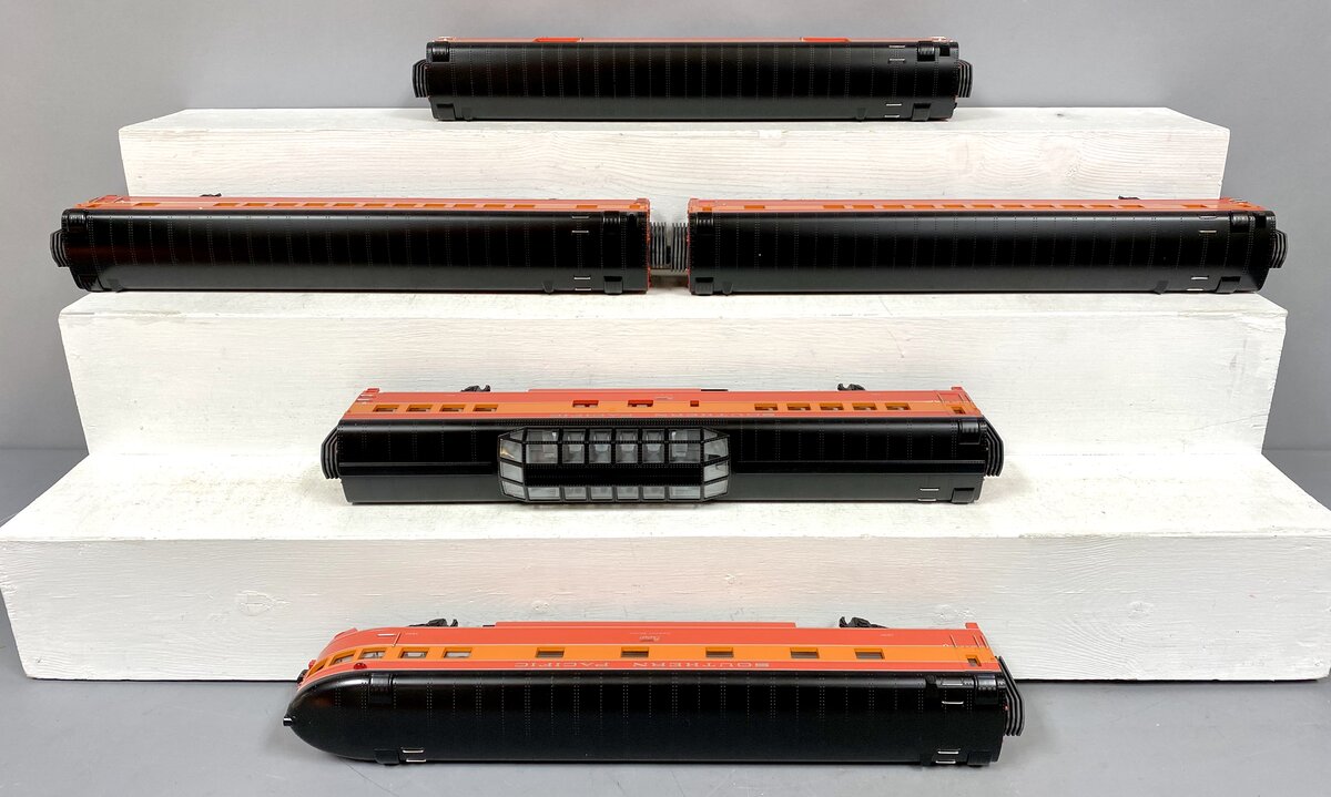 MTH 20-6523 Southern Pacific 70' Streamlined Passenger Car Set EX/Box