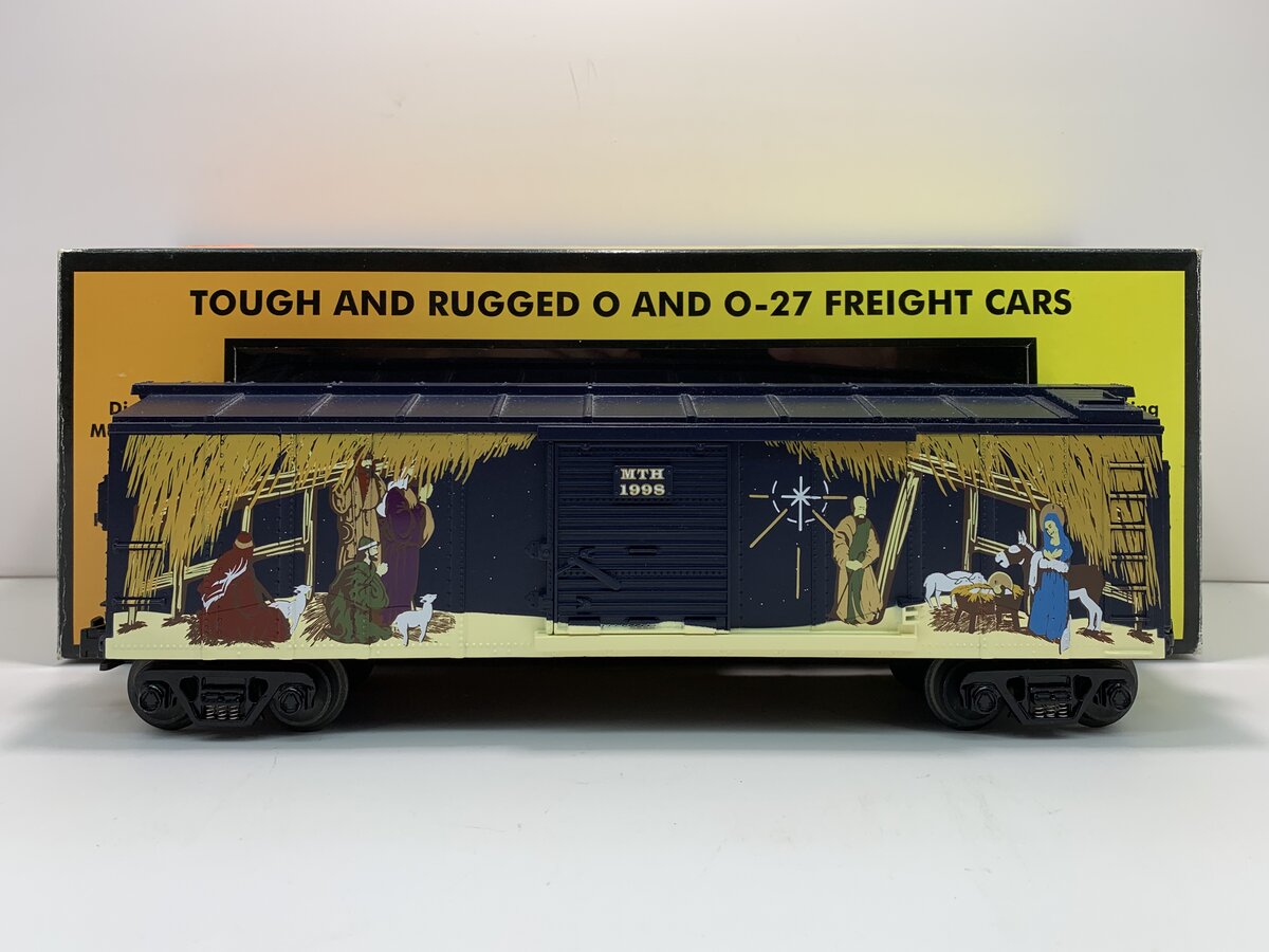 MTH 30-7426 O Gauge 1998 Christmas Boxcar LN/Box