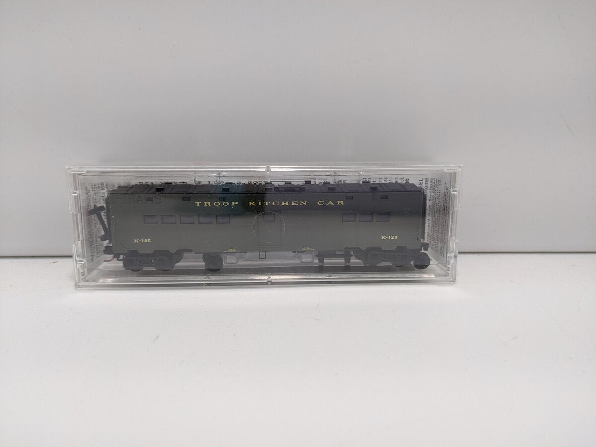 Micro-Trains 11800010 N United States Army 50' Troop Kitchen Car #K-125 NIB