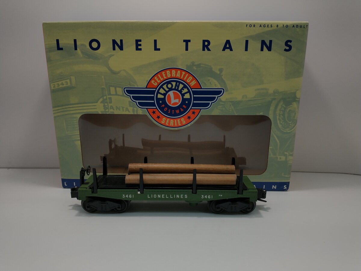 Lionel 6-36739 O Gauge PWC Lionel Lines Log Dump Car LN/Box