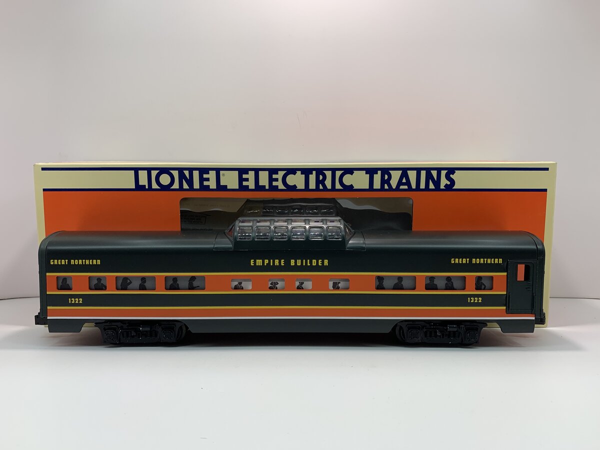 Lionel 6-19119 O Gauge Great Northern Vista Dome Car #1322 LN/Box