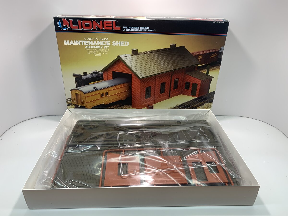 Lionel 6-12906 O and O27 Scale Maintenance Shed Plastic Building Kit NIB
