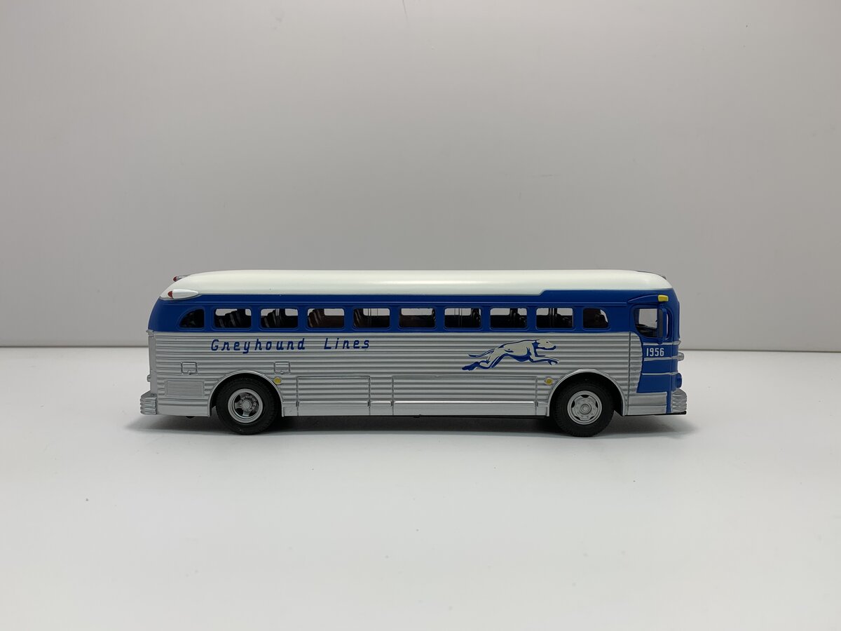 MTH 30-50053 1:48 Scale RailKing Las Vegas Greyhound Diecast Bus