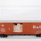 Micro-Trains 03400380 N B&O 50' Standard Double Door Boxcar w/Load #289247