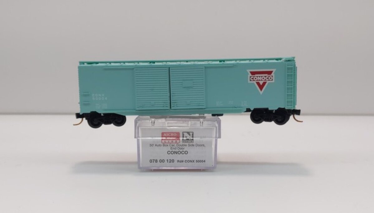 Micro-Trains 07800120 N Conoco 50' Double Side Door Auto Boxcar #50004