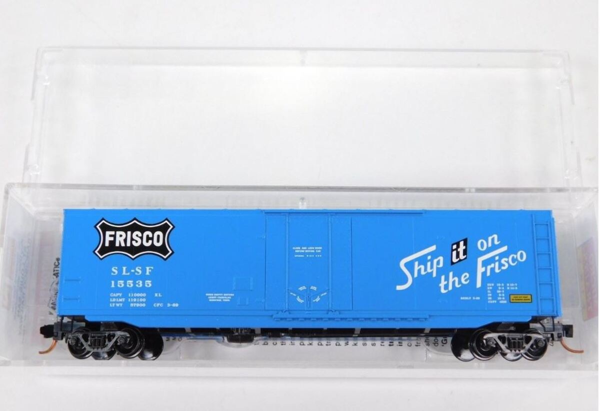 Micro-Trains 03800480 N Frisco 50' Steel Plug Door Boxcar #15535