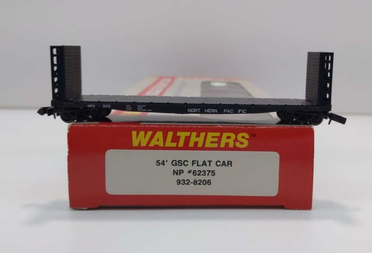 Walthers 932-8206 N North Pacific 54' GSC Flat Car #62375 LN/Box