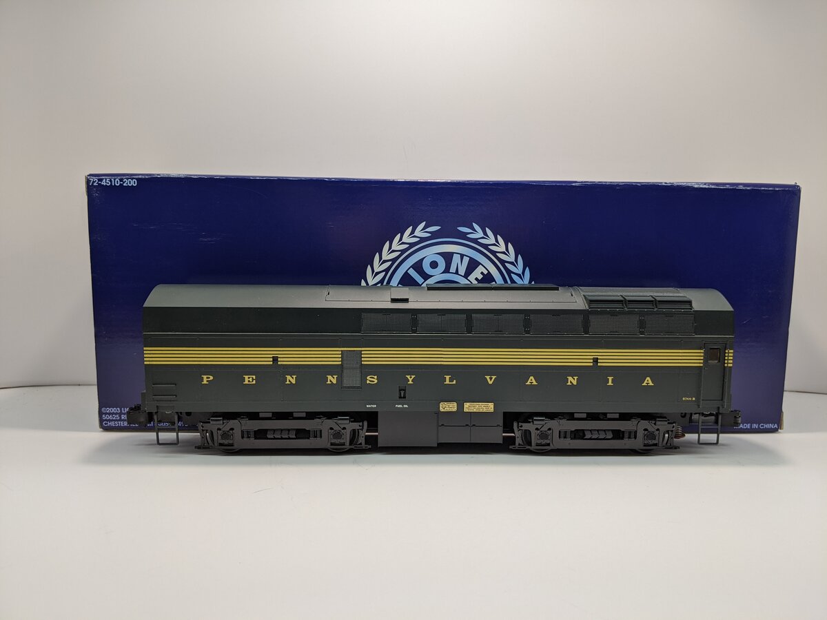 Lionel 6-24510 O PRR CCII Sharknose Non-Powered B-Unit Diesel Locomotive #9744-B LN/Box