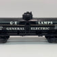 K-Line K631-8013 O Gauge General Electric Lamps Single Dome Tank Car #103 LN/Box