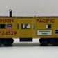 K-Line K612-2112 O Gauge Union Pacific Bay Window Caboose w/ Smoke Unit LN/Box