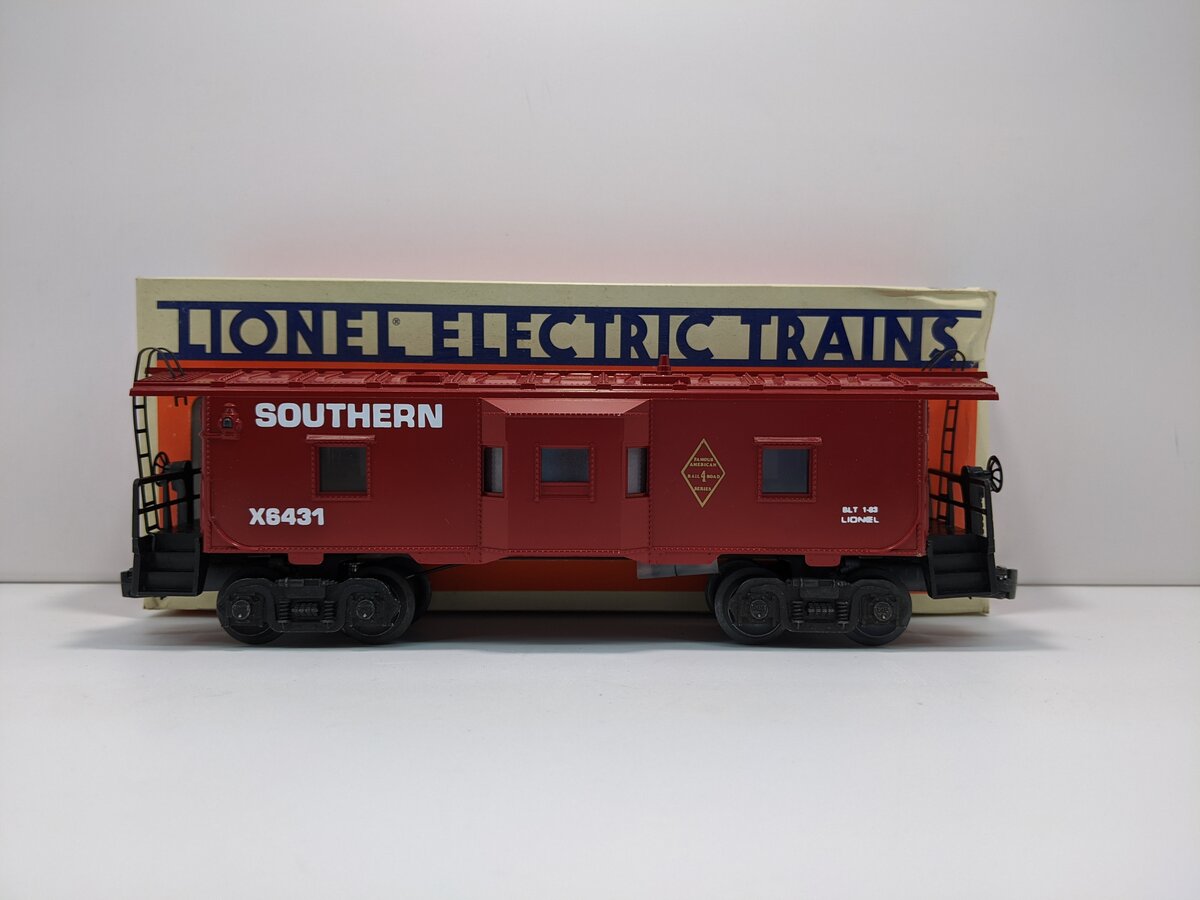 Lionel 6-6431 O Southern "Famous American Railroad" Bay Window Caboose #X6431 LN/Box