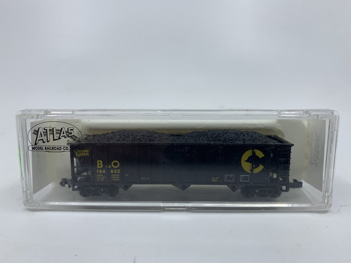 Atlas 3287 N Baltimore & Ohio Chessie 90-Ton Hopper #184632