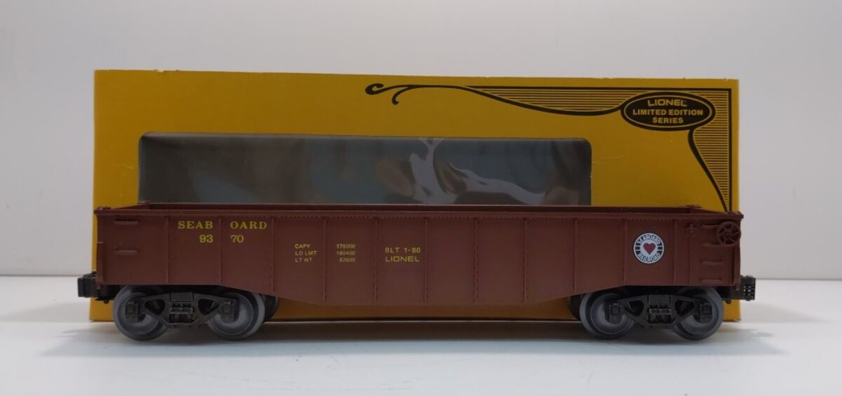 Lionel 6-9370 Seaboard Coast Line Gondola LN/Box