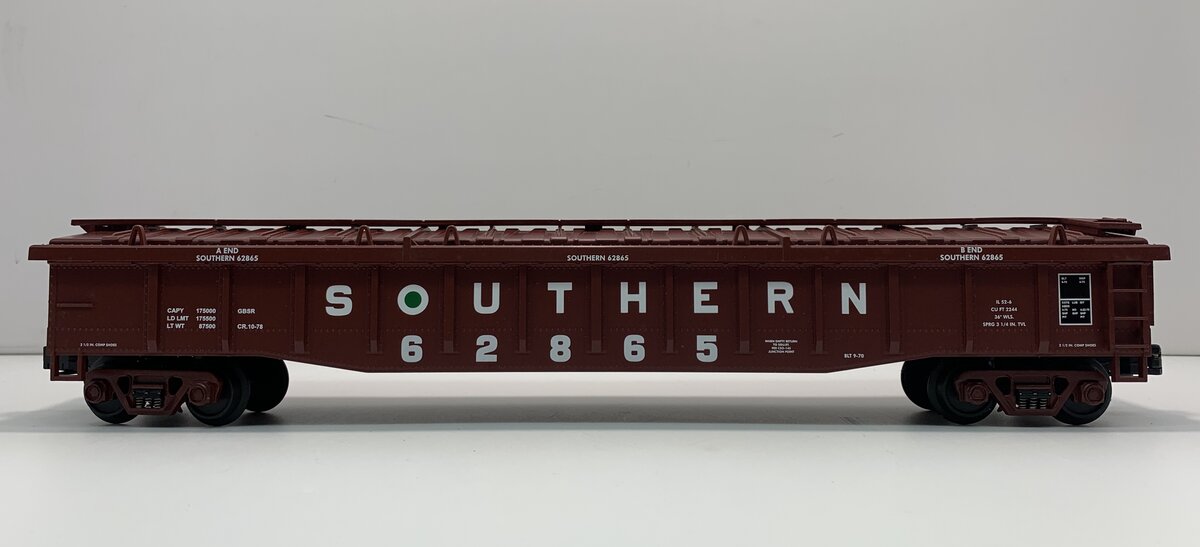 MTH 20-98027 Southern Gondola Car w/Cover #62865 LN/Box