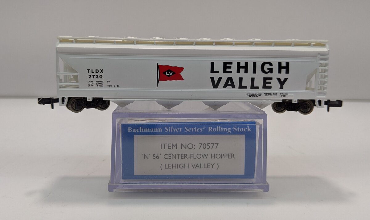 Bachmann 70577 N Scale Lehigh Valley 56' Centerflow Hopper