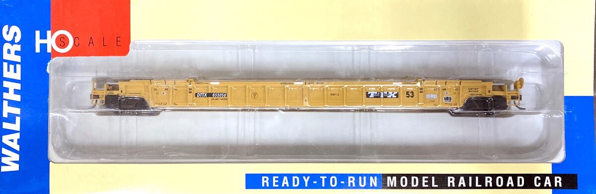 Walthers 932-3945 HO Scale TTX NSC 53' Well Car #655058 NIB