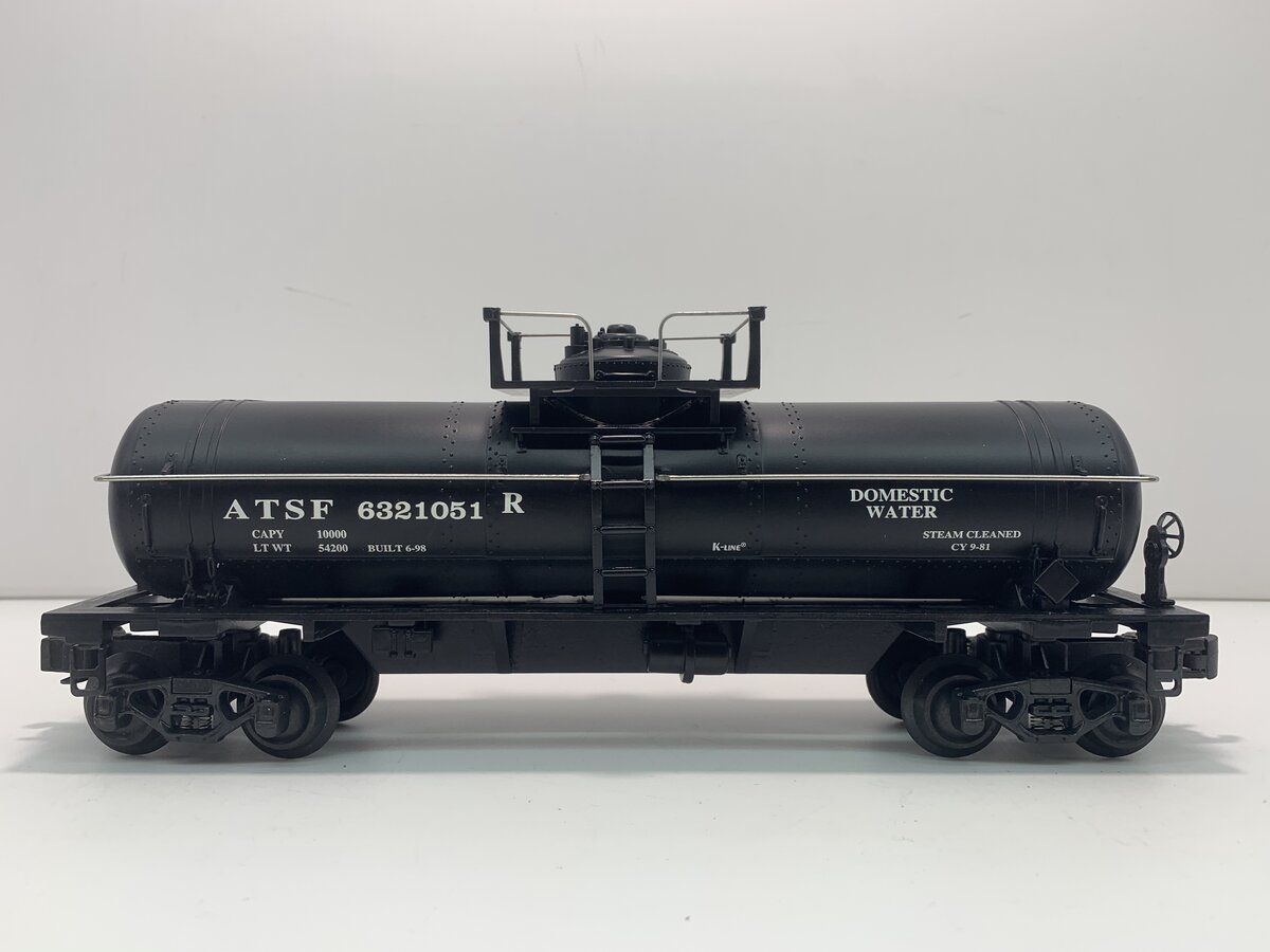 K-Line K632-1051A O Gauge Atchison, Topeka & Santa Fe Tank Car MT/Box