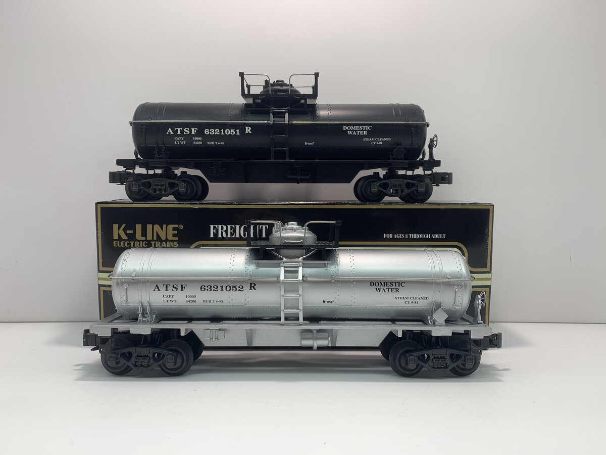 K-Line K632-1051A O Gauge Atchison, Topeka & Santa Fe Tank Car MT/Box