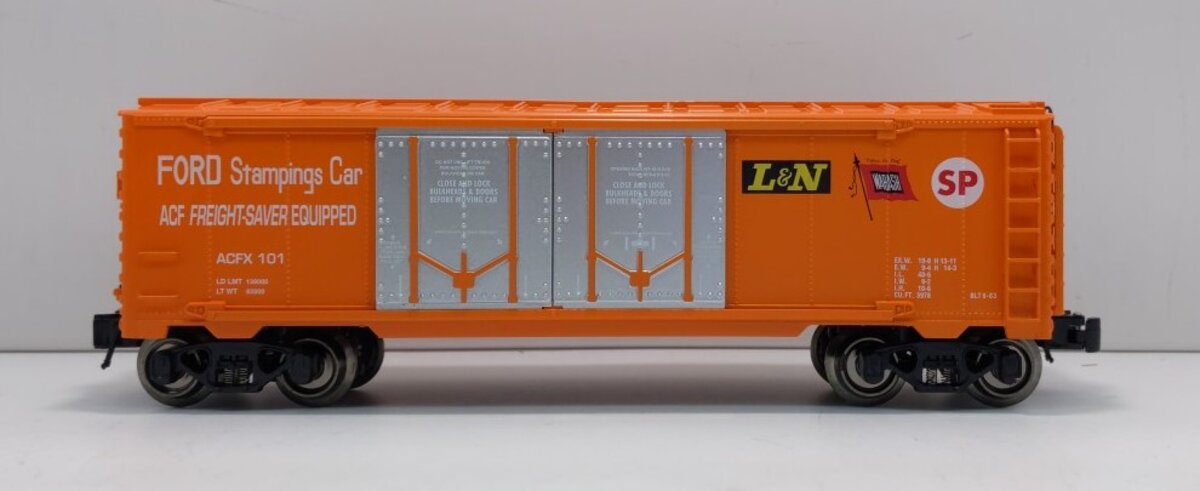 K-Line 6-22393 O Gauge Ford Double Plug Door Boxcar #101 LN/Box