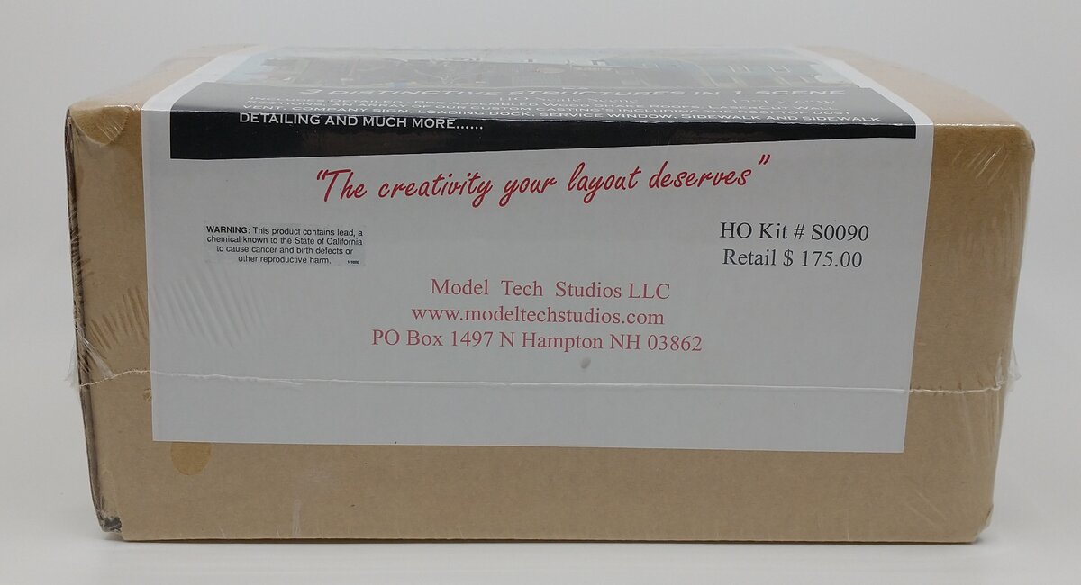 Model Tech Studios S0090 HO Repairman's Row Scene 3 in 1 Building Kit