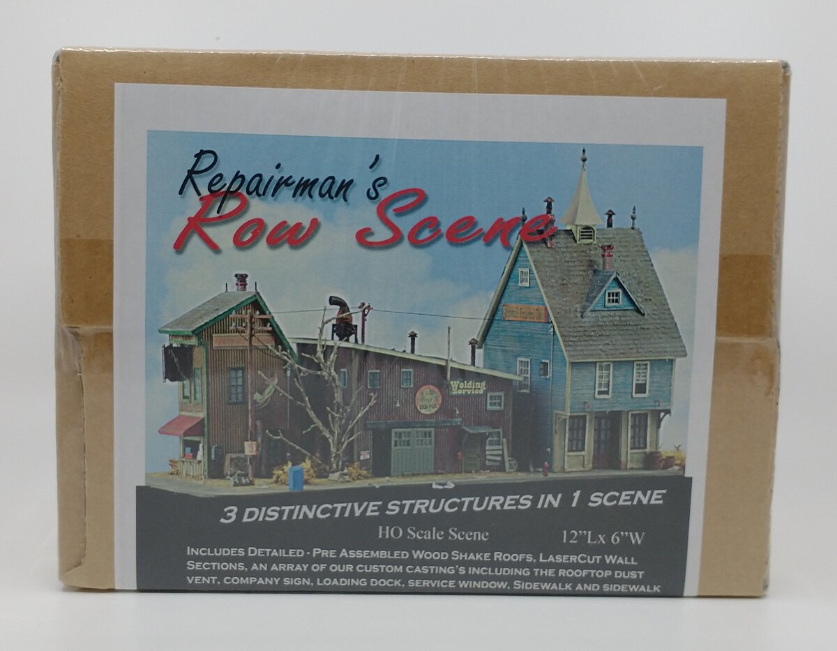 Model Tech Studios S0090 HO Repairman's Row Scene 3 in 1 Building Kit