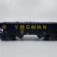 K-Line k622-44613 O Gauge Virginian Ribbed Hopper #23340 LN/Box