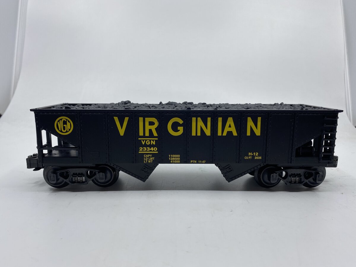 K-Line k622-44613 O Gauge Virginian Ribbed Hopper #23340 LN/Box