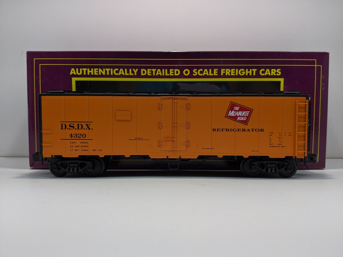 MTH 20-90241E O Milwaukee Road 40' Steel Sided Reefer LN/Box