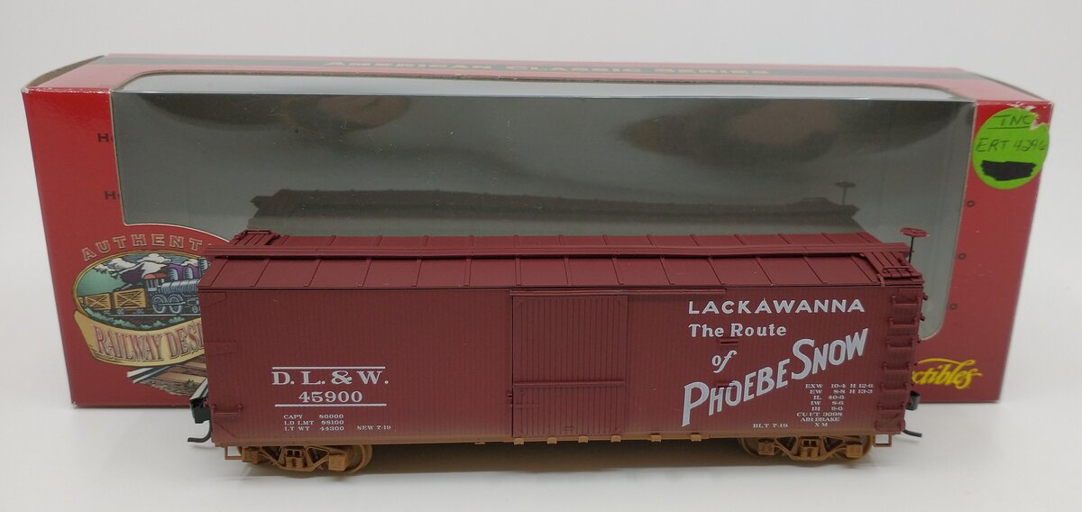 Ertl 4296 HO DL&W 50' USRA Double Sheated Boxcar #45900