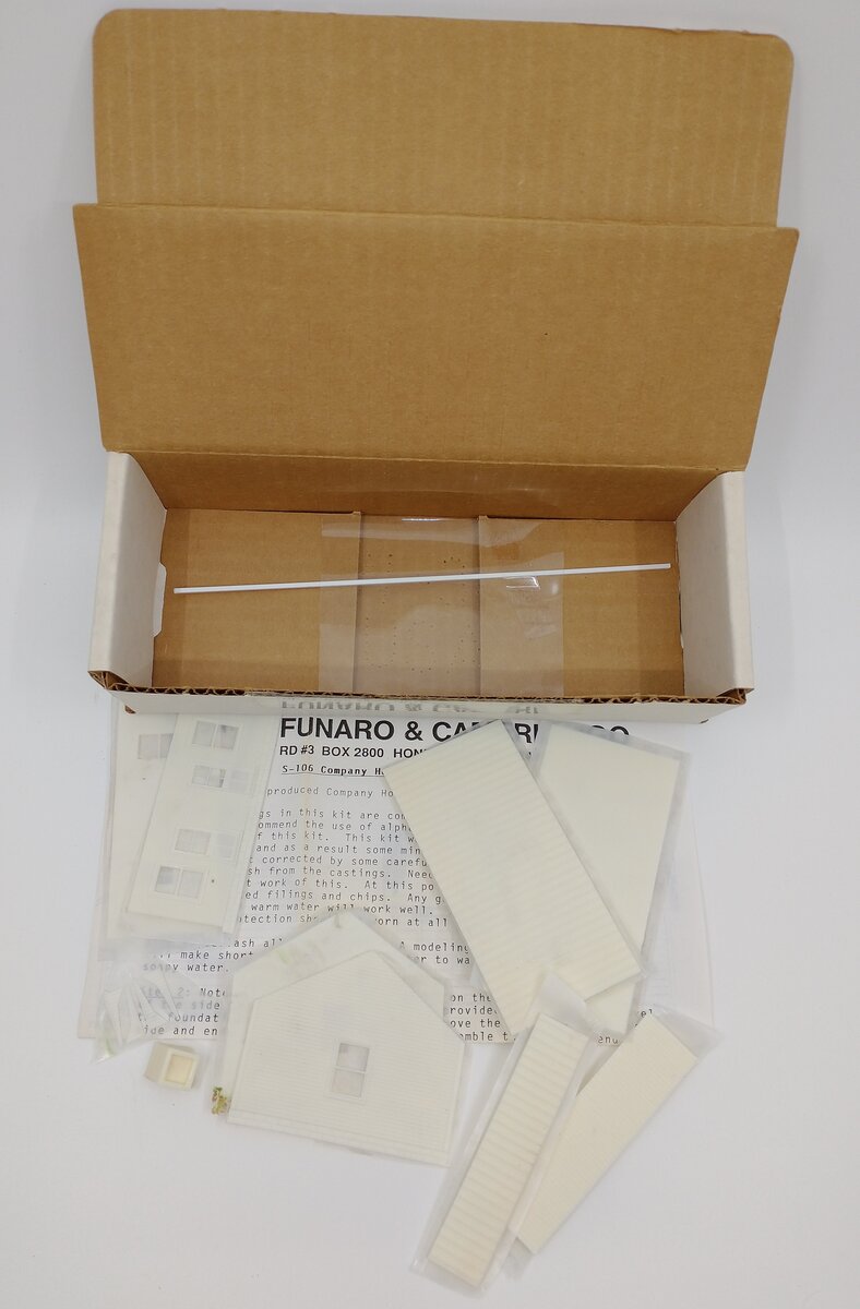 Funaro & Camerlengo S-106 HO Scale Company House Building Kit