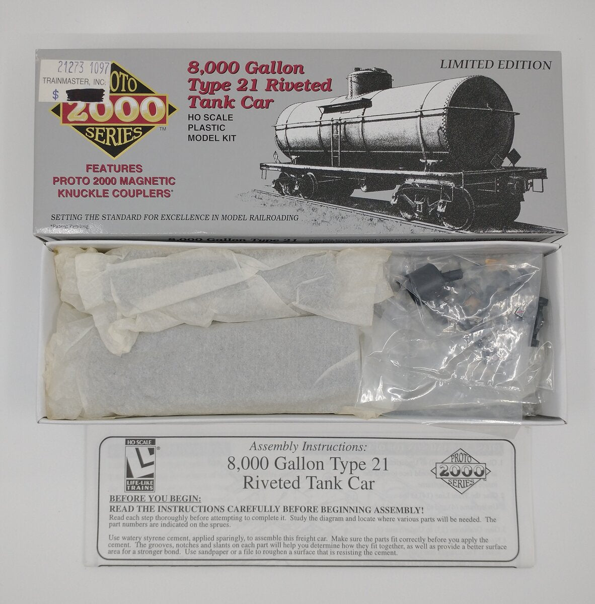 Proto 2000 21273 HO Hercules 8000 Gallon Tank Car Kit #705