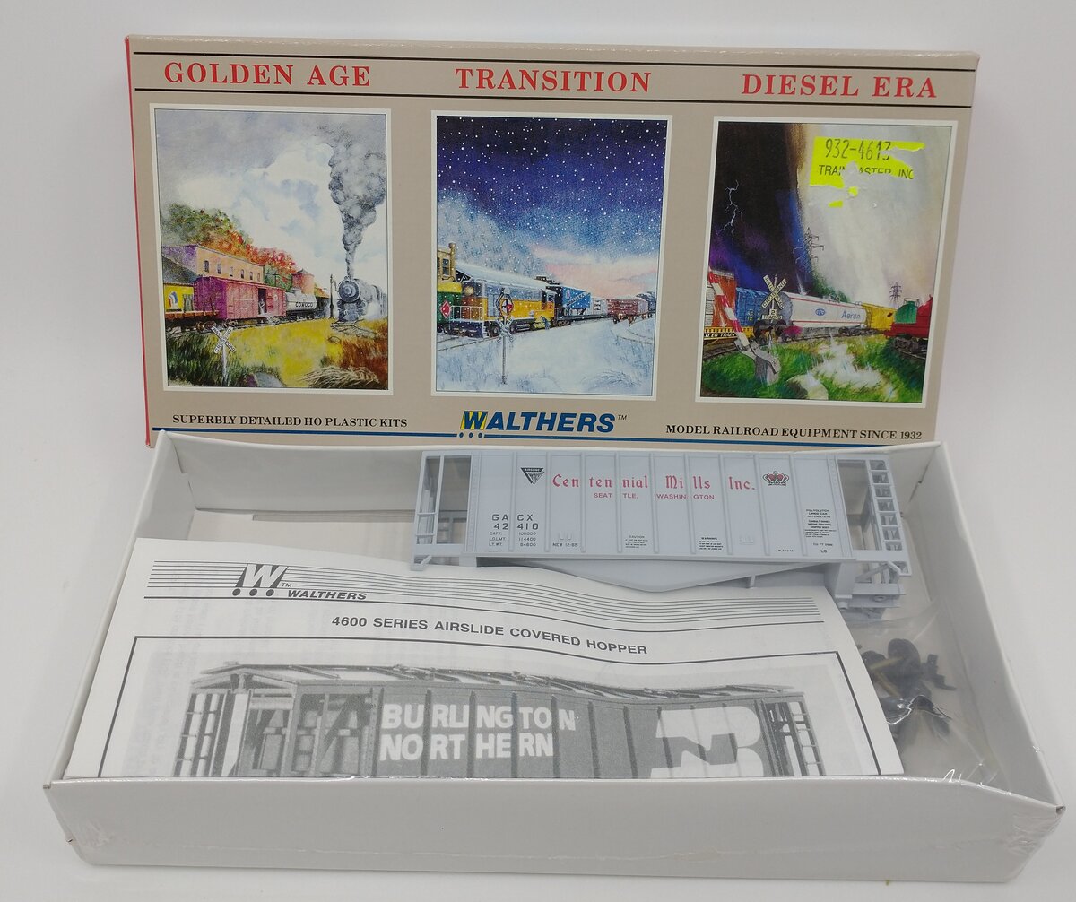 Walthers 932-4613 HO Centennial Mills Inc 39' Single-Bay Airslide Hopper #42412