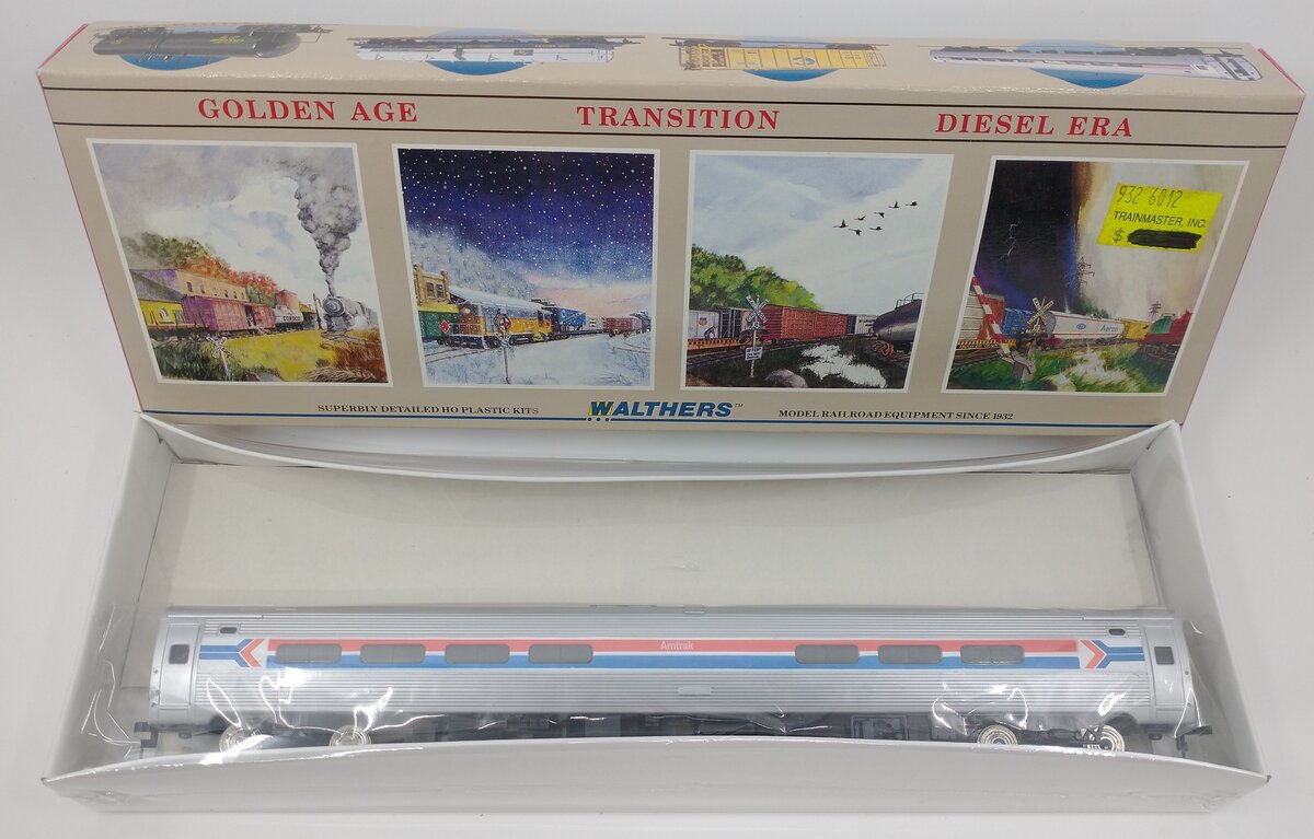 Walthers 932-6012 HO Amtrak 85' Amfleet Food Service Phase I Paint Scheme MT/Box