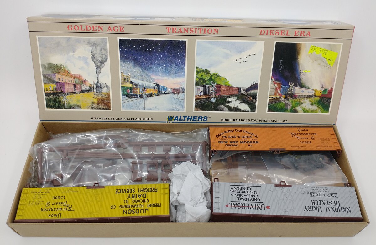 Walthers 932-9110 HO 40' Reefer Cold Storage (Pack of 3) NIB
