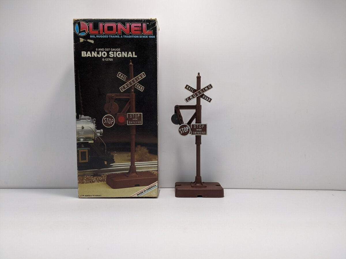Lionel 6-12709 O Operating Banjo Signal LN/Box