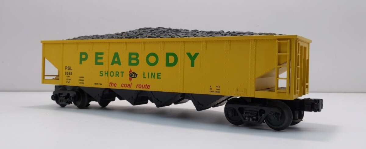 MTH 30-79117 Peabody Hopper Car w/ Operating Coal Load EX