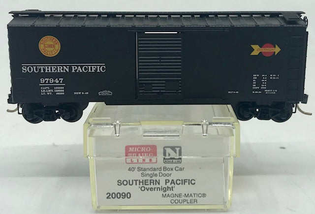 Micro-Trains 02000090 N Southern Pacific 40' Single Door Boxcar #97947 LN/Box