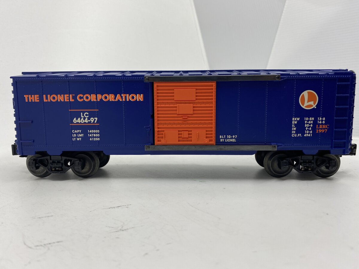 Lionel 6-29200 1997 Lionel Railroader Club 6464 Boxcar LN/Box