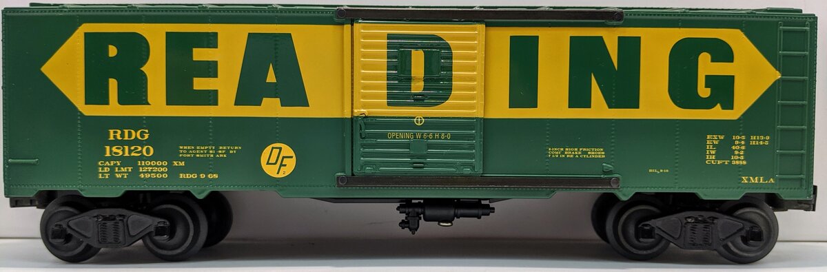 Williams 47055 O Reading 40 Ft. Boxcar #18120