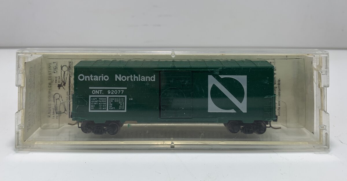 Micro-Trains 02400100 N Ontario Northland 40' Standard Single Door Boxcar #92077