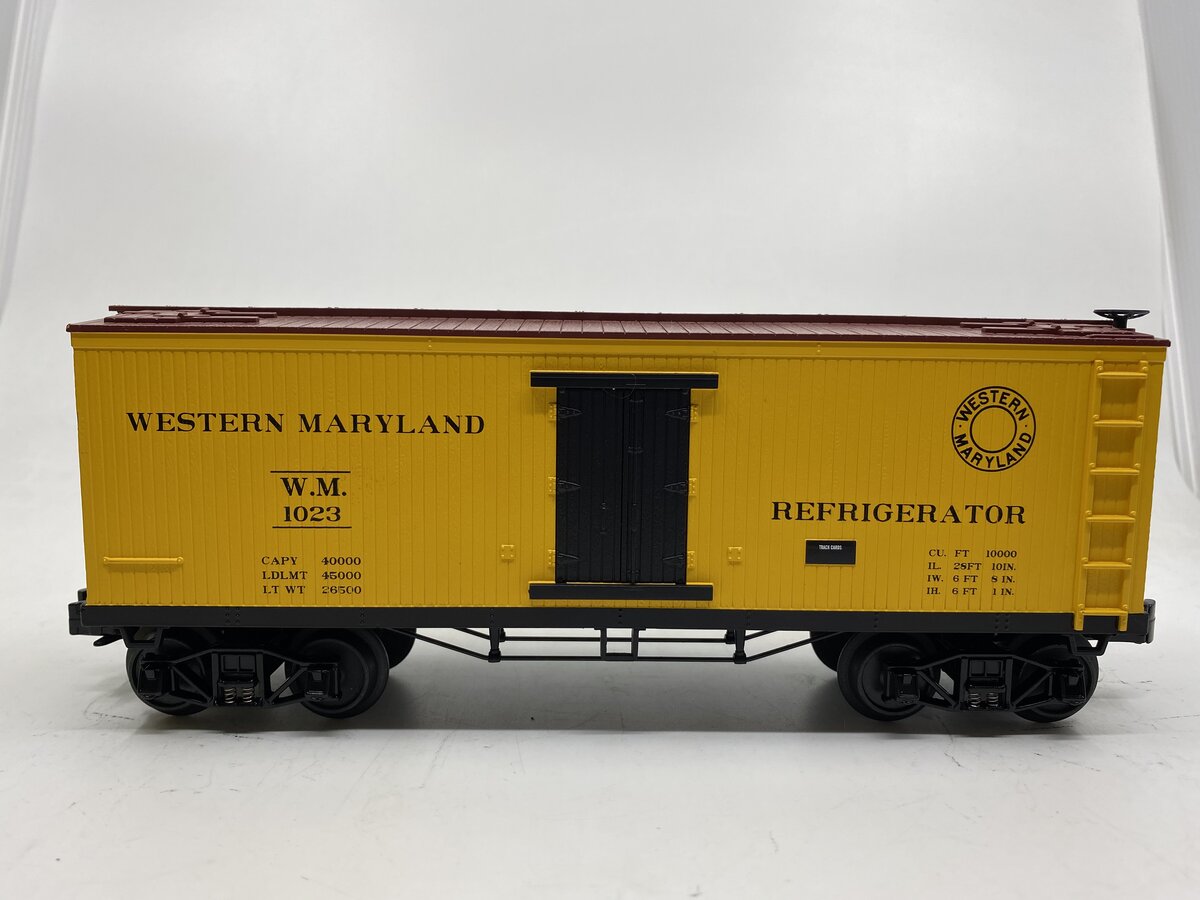 MTH 30-78004 O Gauge RailKing Western Maryland 19th Century Reefer Car LN/Box