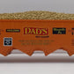 MTH 30-7539 O Gauge Dad's Pet Foods 4-Bay Hopper with Load LN/Box