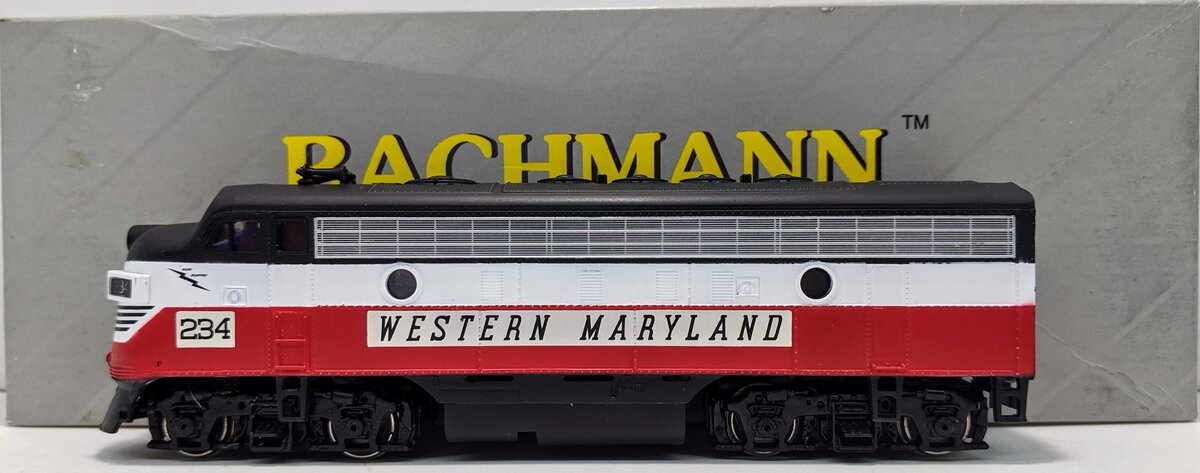 Bachmann 11228 HO Scale Western Maryland #234 EMD F7A Diesel Locomotive LN/Box