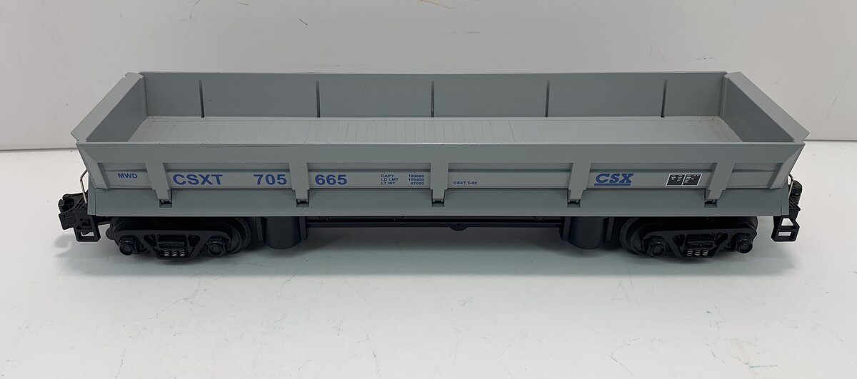 MTH 30-7925 O Gauge CSX Operating Dump Car #705665 EX/Box
