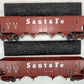 MTH 20-97058 O Gauge Santa Fe Premier 4-Bay Hopper Car Set (Set of 6) LN/Box