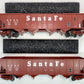 MTH 20-97058 O Gauge Santa Fe Premier 4-Bay Hopper Car Set (Set of 6) LN/Box