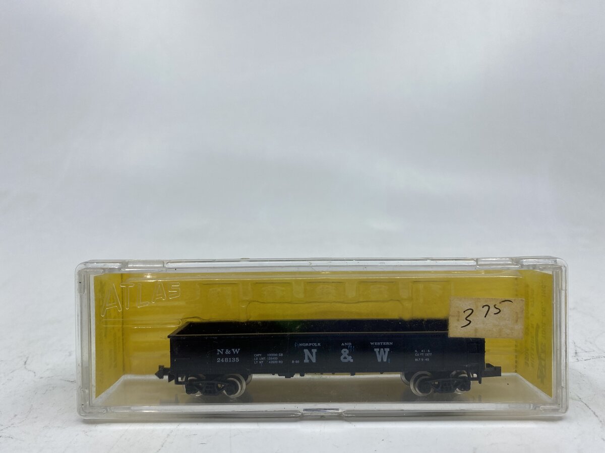 Atlas 3506 N Scale Norfolk & Western Gondola w/Containers