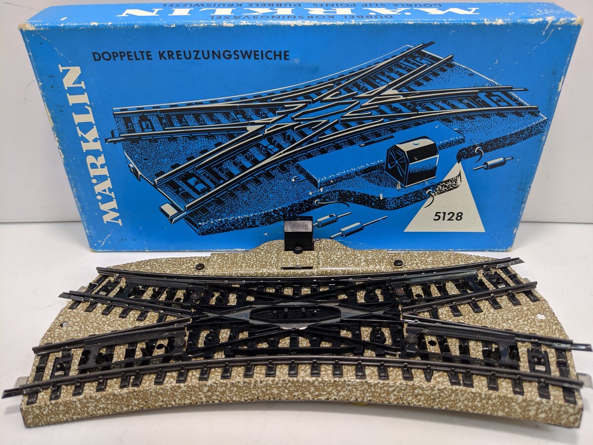 Marklin 5128 HO Scale Double Slip Switch