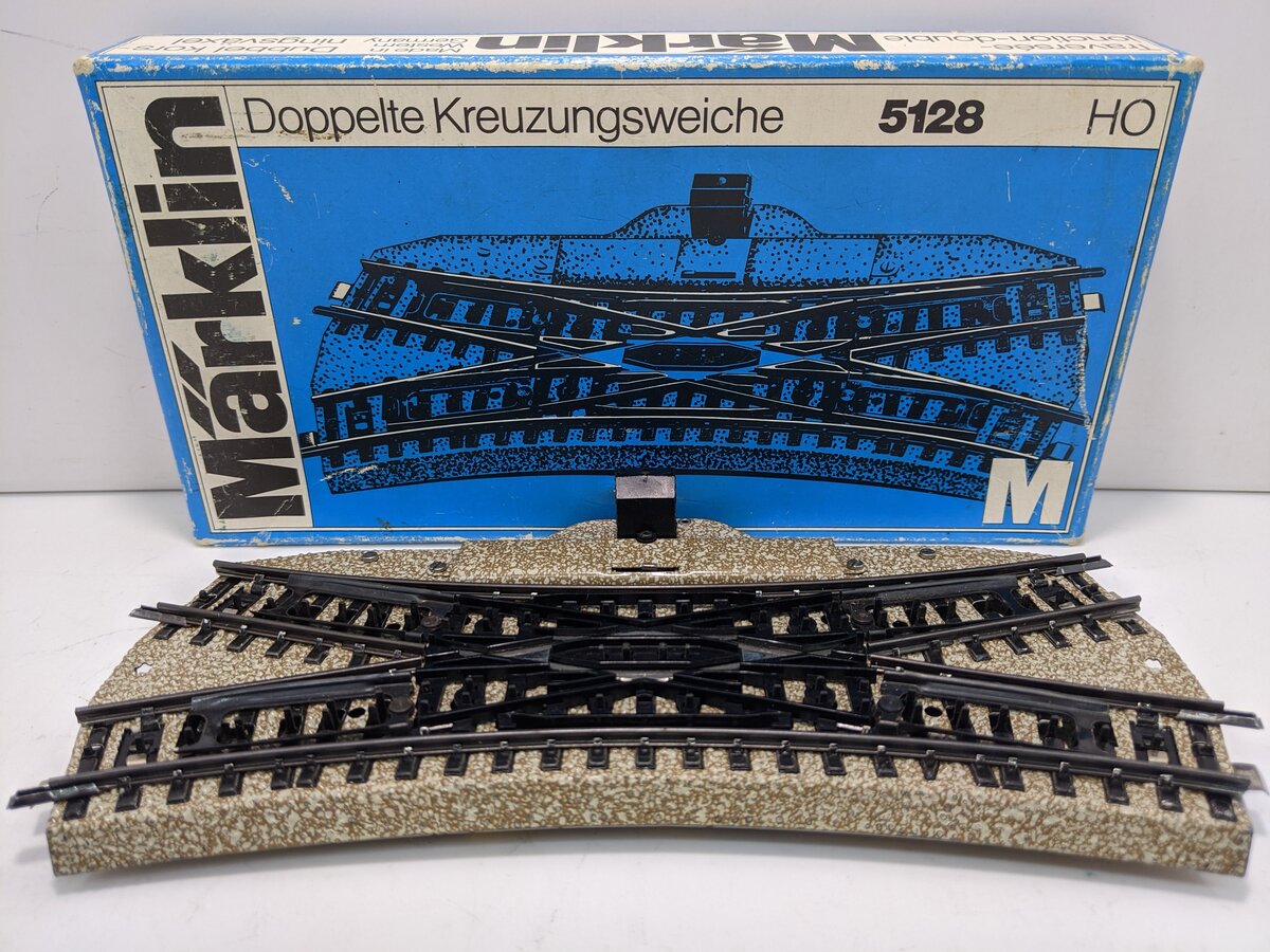 Marklin 5128 HO Scale Double Slip Switch