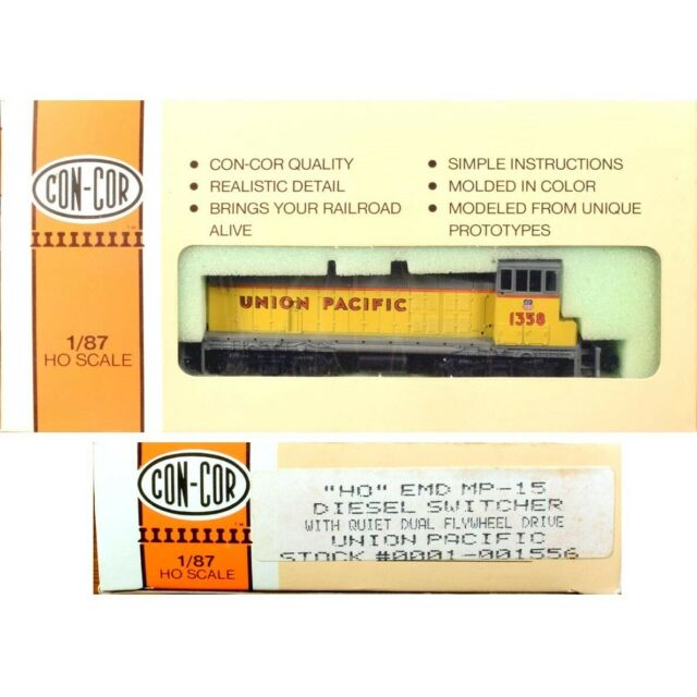 Con-Cor 0001-001556 Union Pacific EMD MP-15 Diesel Switcher #1358 LN/Box